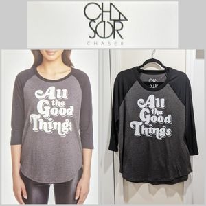 Chaser 'All the Good Things' Raglan Tee